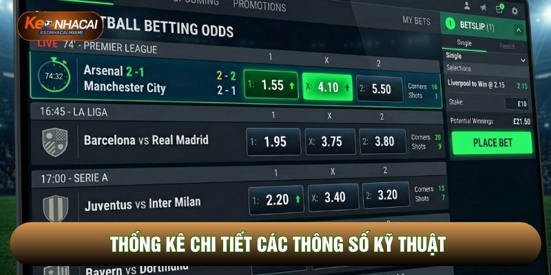 Thống kê chi tiết thông số